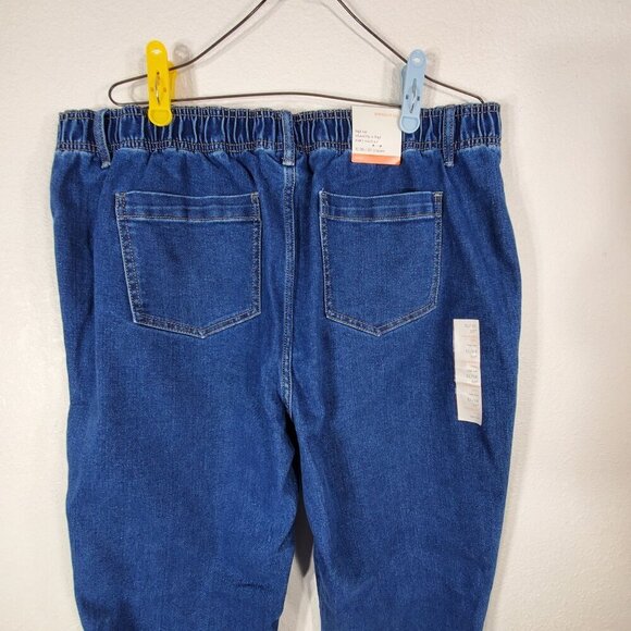 Knox Rose Womens XL/38 Straight Leg High Rise Stretch Denim Jeans Relaxed Fit - Picture 4 of 10